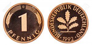 1 pfennig - Federal Republic of Germany